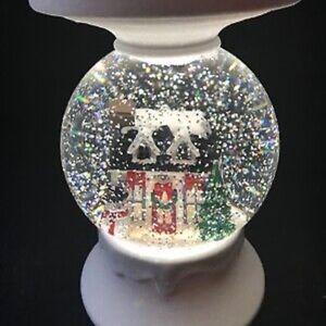 NWT Bath & Body Water Globe Christmas candle holder